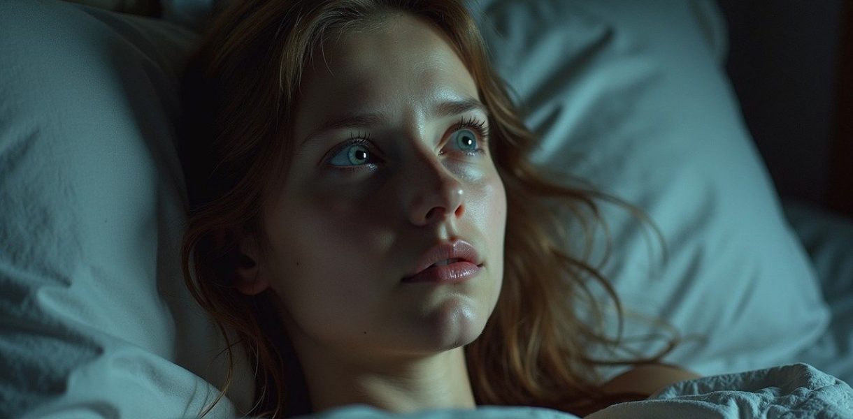 chronic, illness, chronic fatigue syndrome, insomnia, bed, fatigue, worry, woman, ai generated insomnie